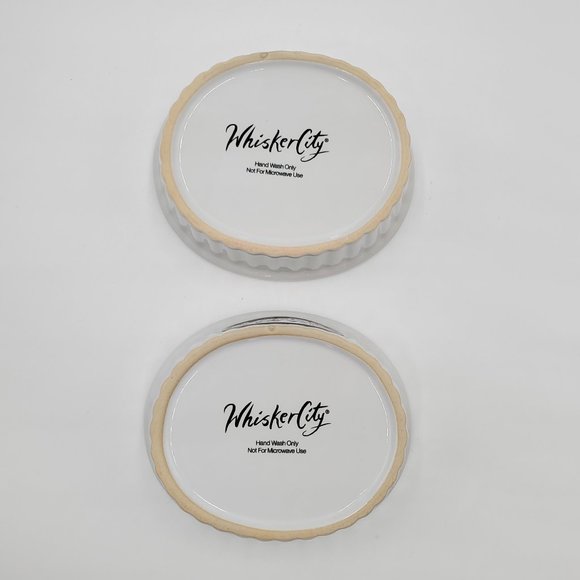 Whisker City Ceramic Meow Bowls – set of 2 - Picture 12 of 15